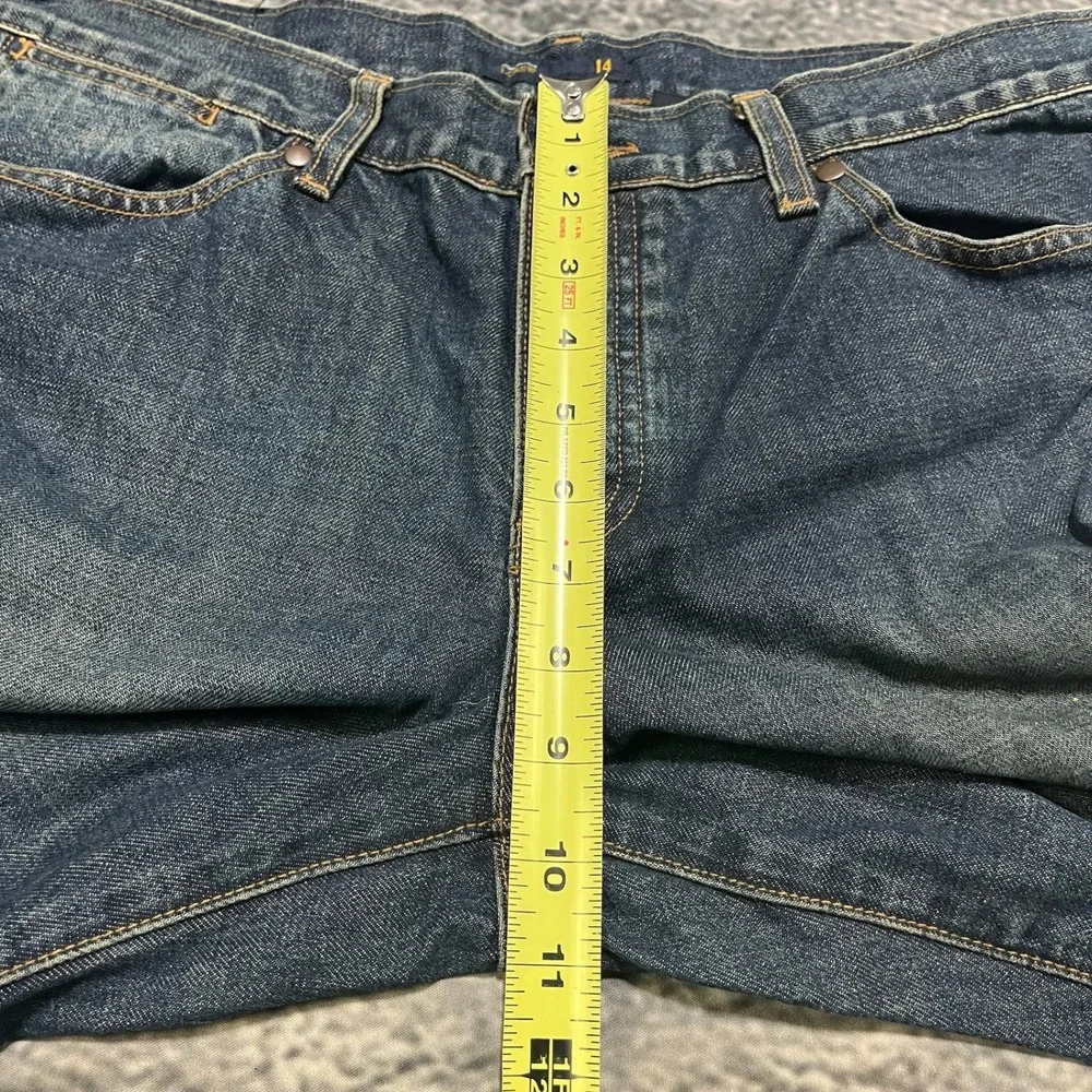 J.‎ Crew Jeans Womens 14 (34x31) Blue Relaxed Baggy Straight Denim Preppy Skater